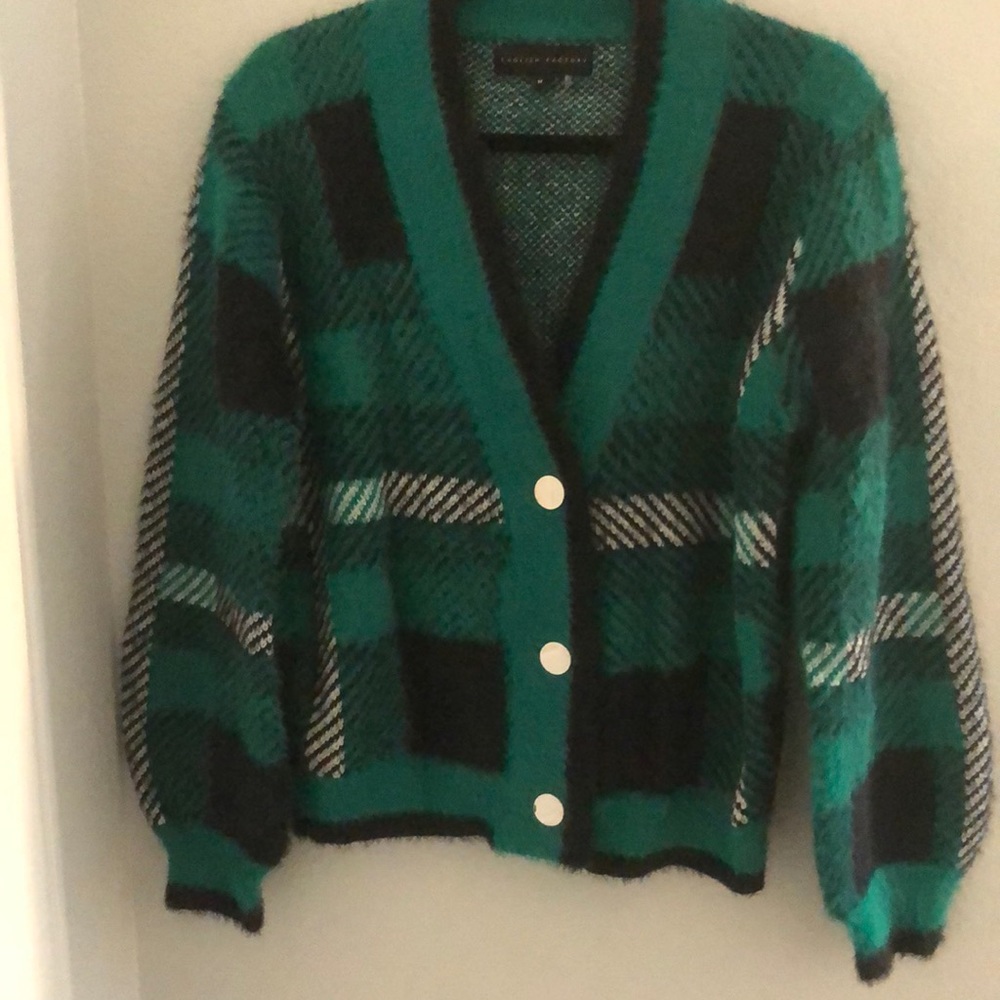 Women’s Green Cardigan